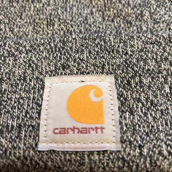 Carhartt Adult Unisex One Size Knit Cuffed Beanie Winter Hat Gray - Picture 2 of 6